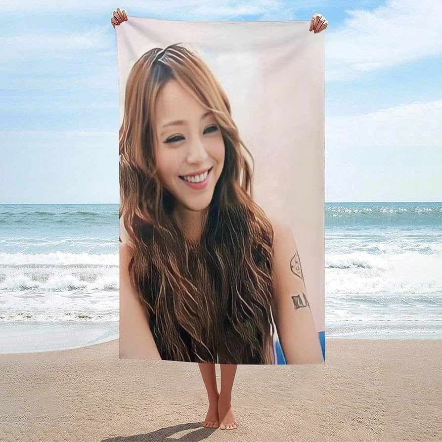 安室奈美恵ビーチマットビーチタオルブランケット